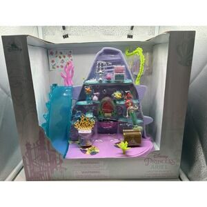 Disney Parks Ariel's Grotto The Little Mermaid Playset Figures 14" New In Box
